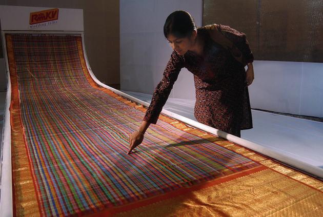 Kanchipuram or Kanjivaram Silk Saree