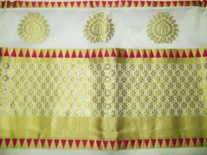 Kerla Kasavu Fabric