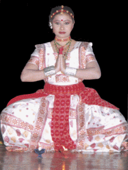 One step of Sattriya Dance