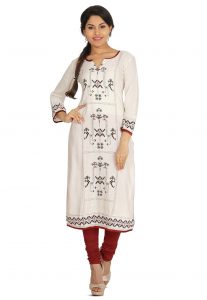 Kasuti Embroidered Kurta