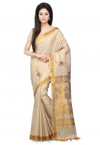 Kerela Kasavu Saree