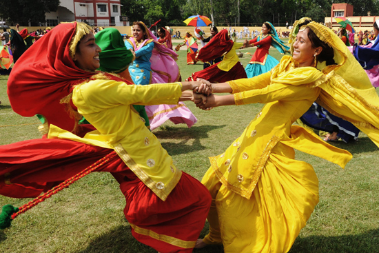 Women Performing Giddha (Source: PBS)