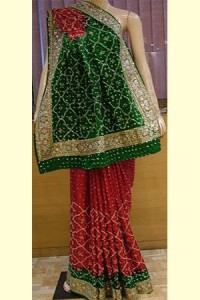 Bandhani Saree - Utsavpedia