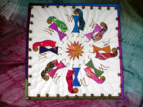 Warli Art on Fabric