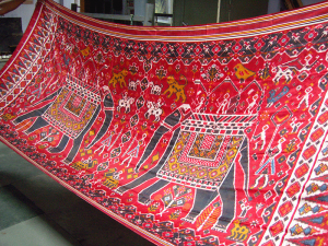 Gujarati style sari