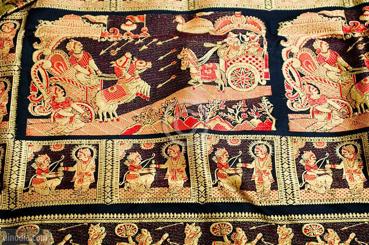 BLACK BALUCHARI SAREE