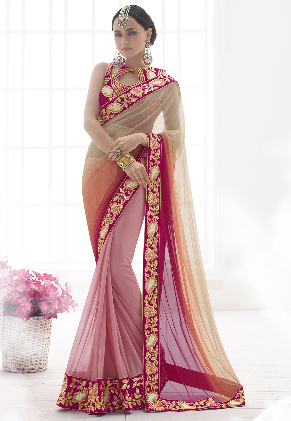 Net Saree 