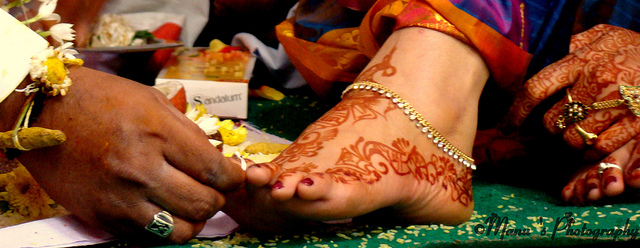 Toe Ring On a Wedding Day