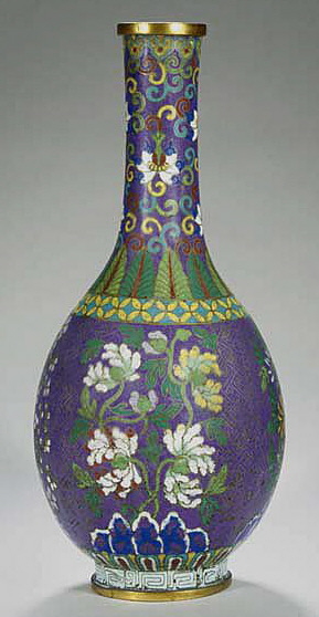 Cloisonne Art Work Vase