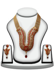 red-polki-necklace-set