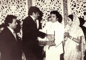 Rishi & Neetu at Reception Ceremony