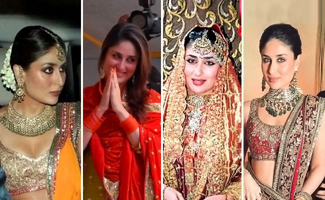 Outfits donned by Kareena in her Wedding Ceremonies