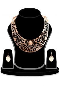 Metallic Necklace Set