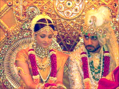 Aishwarya Rai and Abhishek Bachchan Wedding