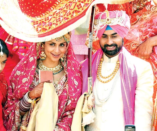 Gul Panag & Rishi Attari Wedding