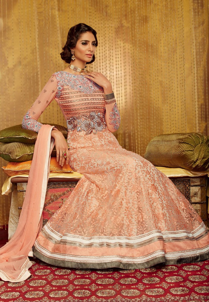 light-peach-net-brasso-abaya-style-churidar-kameez 