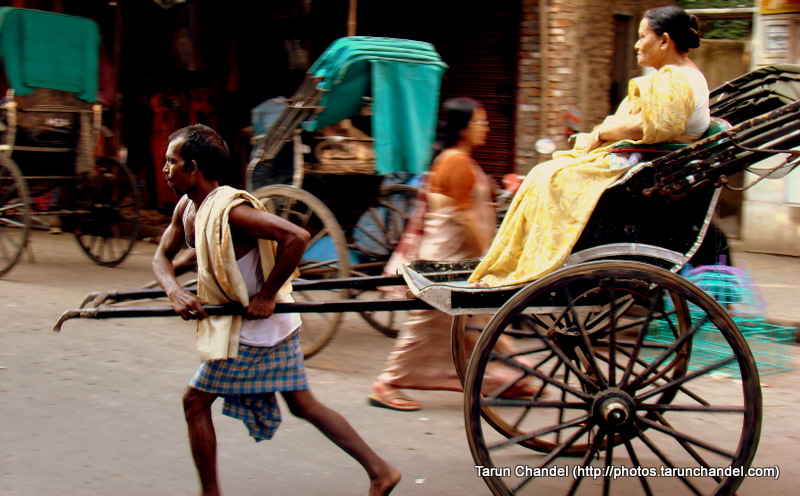 Rickshaw Puller in Kolkata