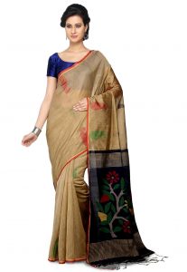 Jamdani Art Matka Silk Saree 