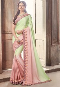 Chiffon Saree With Lace