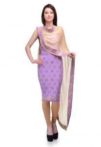 Handloom Pure Katan Silk Suit