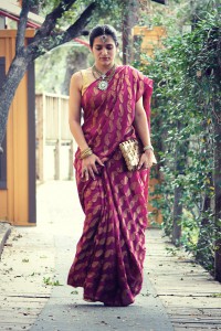 Nivi style saree (Image: tanvii.com)