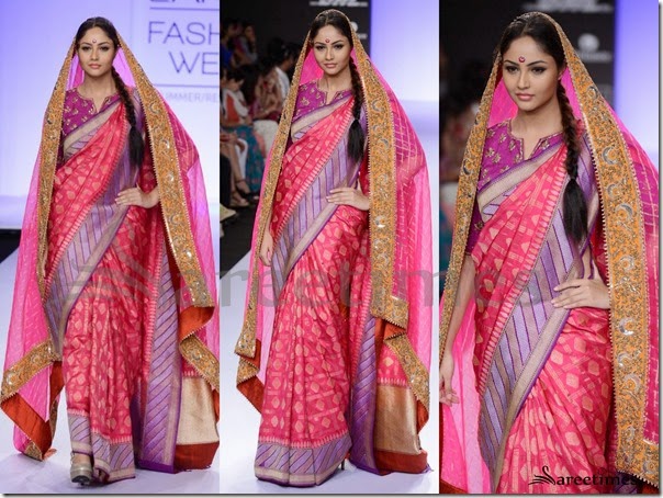 Double Saree Drape : Unique and Innovative Saree Draping Style