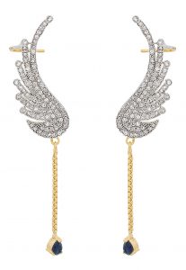 American Diamond Studded Ear Cuffs