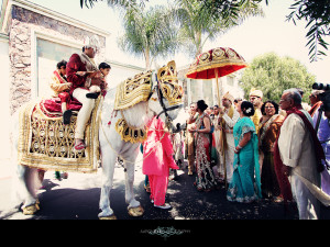 Indian Baraat Ceremony (Image: http://www.larockphotography.com)