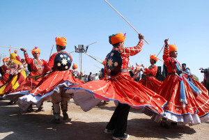 Battle Armor as Part of the Dandi Gair Costumes (Image: http://www.rajasthanvisit.com/Gair-Dance.htm)