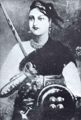 Rani Laxmibai's Restored Picture (Image: https://en.wikipedia.org)