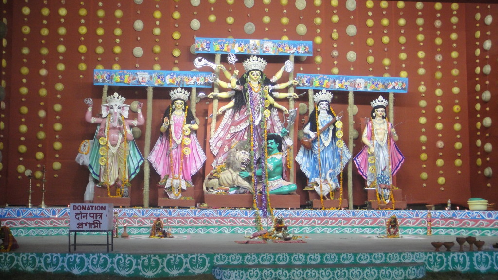 A Durga Puja Pandal. (Image: Timescity.com)