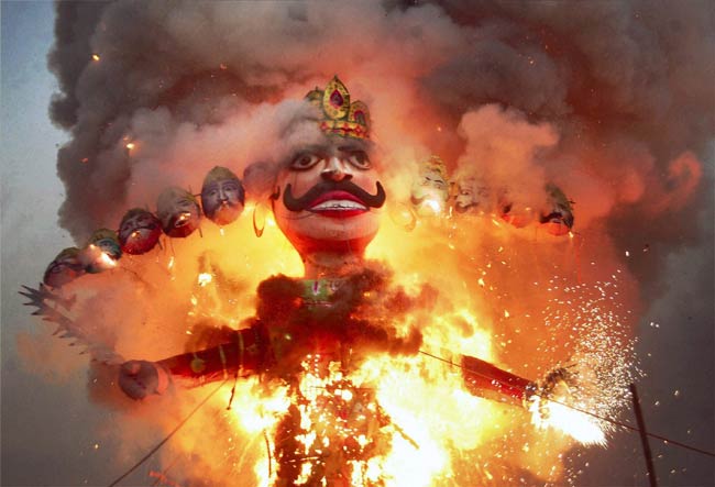 Dussehra celebrations. (Image: Indiatoday.intoday.in)