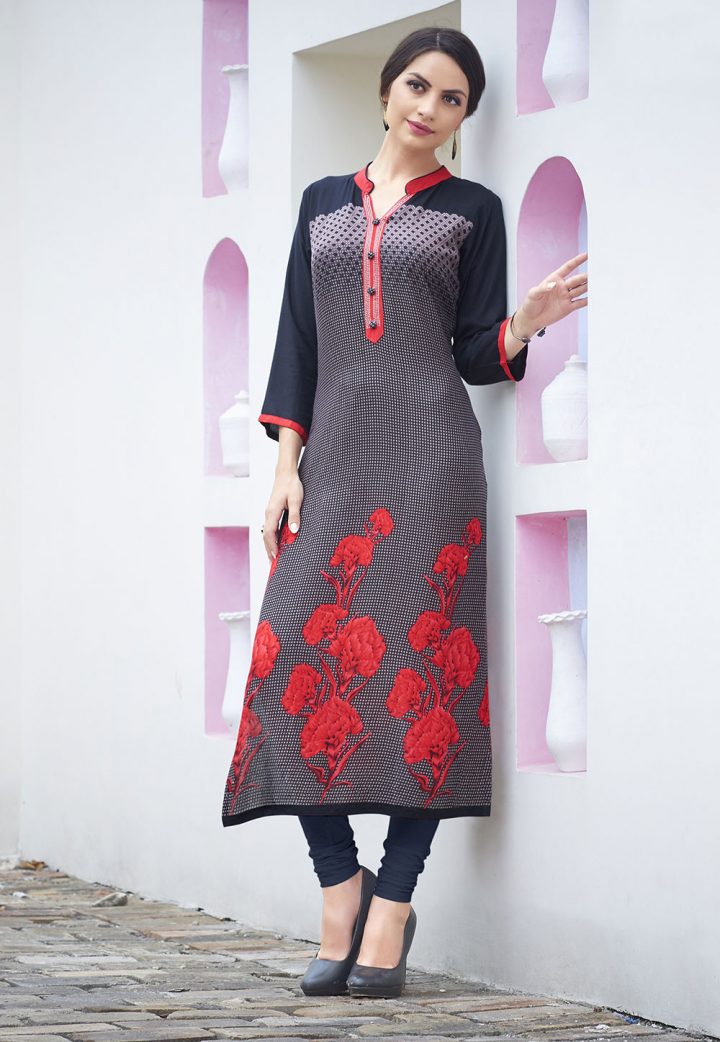 Kurtis da donna stile indiano pronto a indossare kurta tunica top da donna readymade, Grigio e oro., Small Kurtis da donna stile indiano pronto a indossare kurta tunica top da donna readymade, Grigio e oro., Small